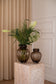 Audrey Vase - Smokey brown Mellem