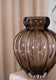 Audrey Vase - Smokey brown Mellem