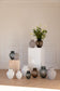 Audrey Vase - Smokey brown Mellem