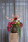 Kunstig Blomst - Plum Orkidé (7 hoveder)