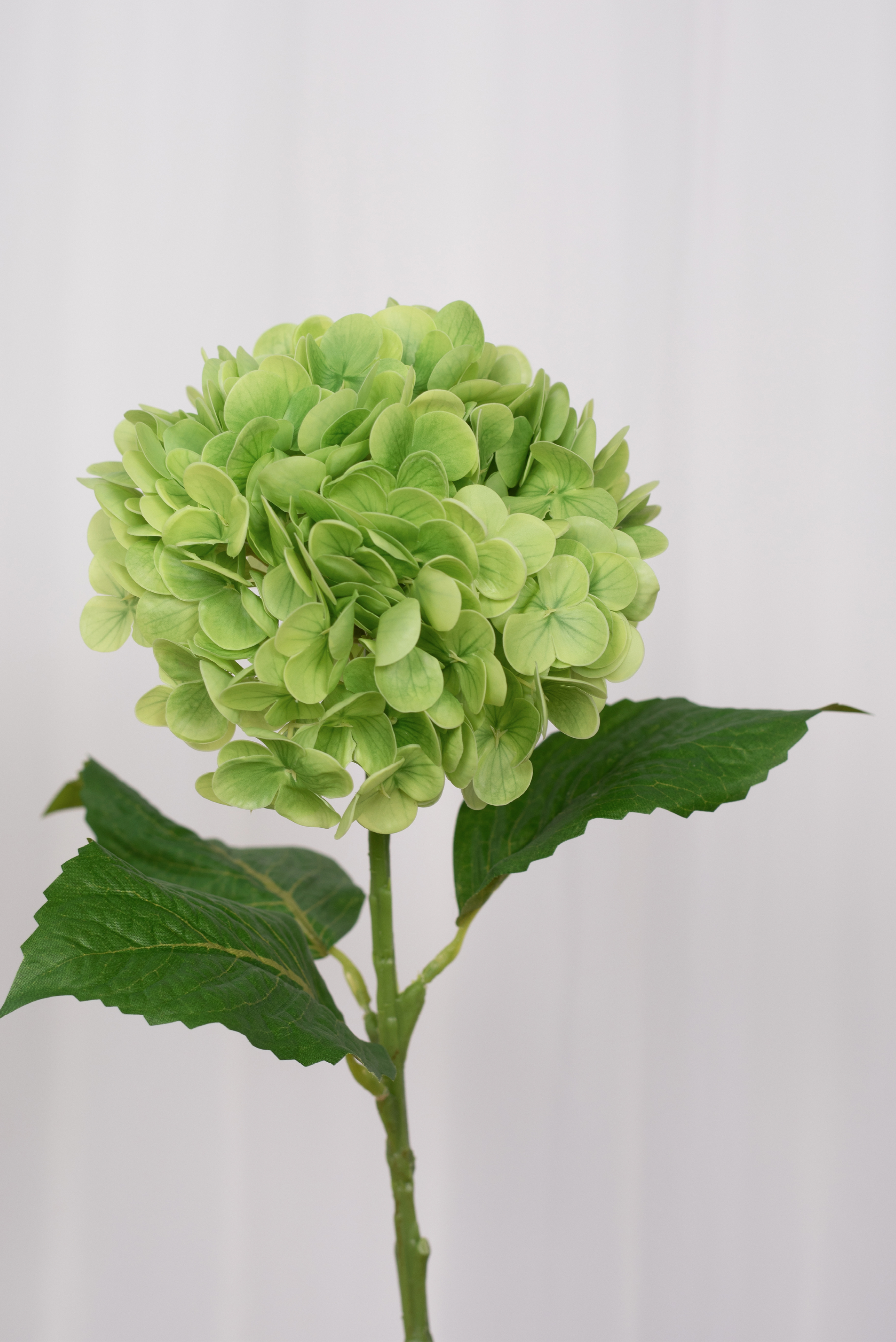 Kunstig Blomst - Grøn Hortensia