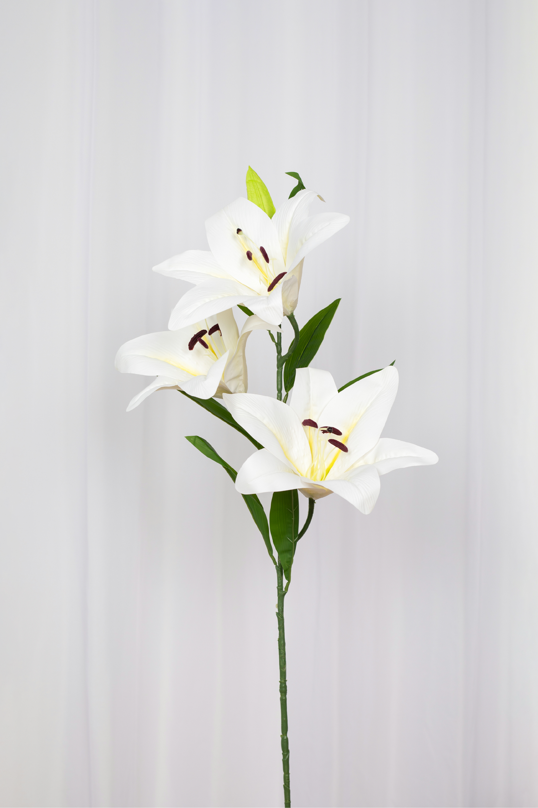 Kunstig Blomst - Hvid Stor Lilje