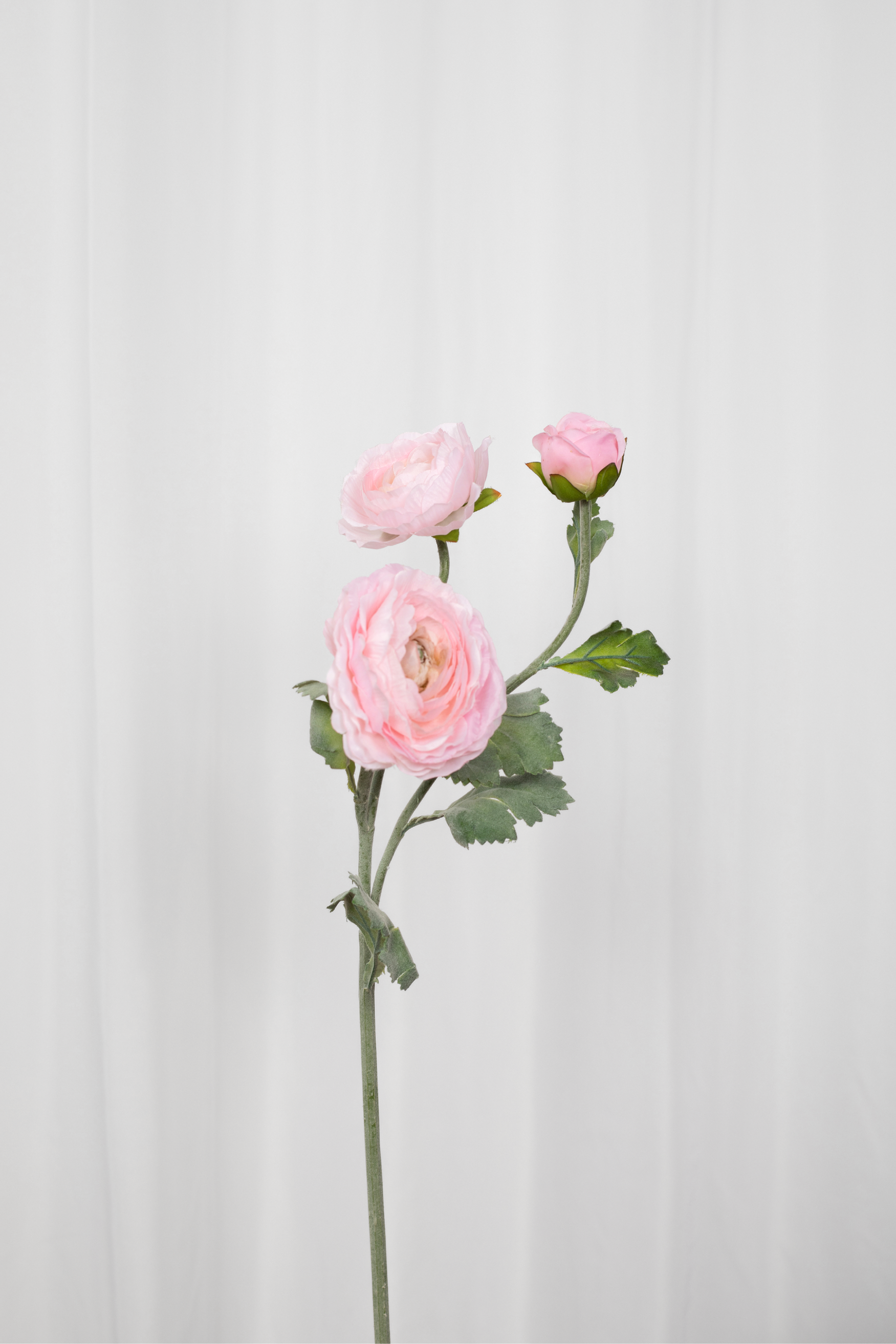 Kunstig Blomst - Lys Rosa Ranunkel