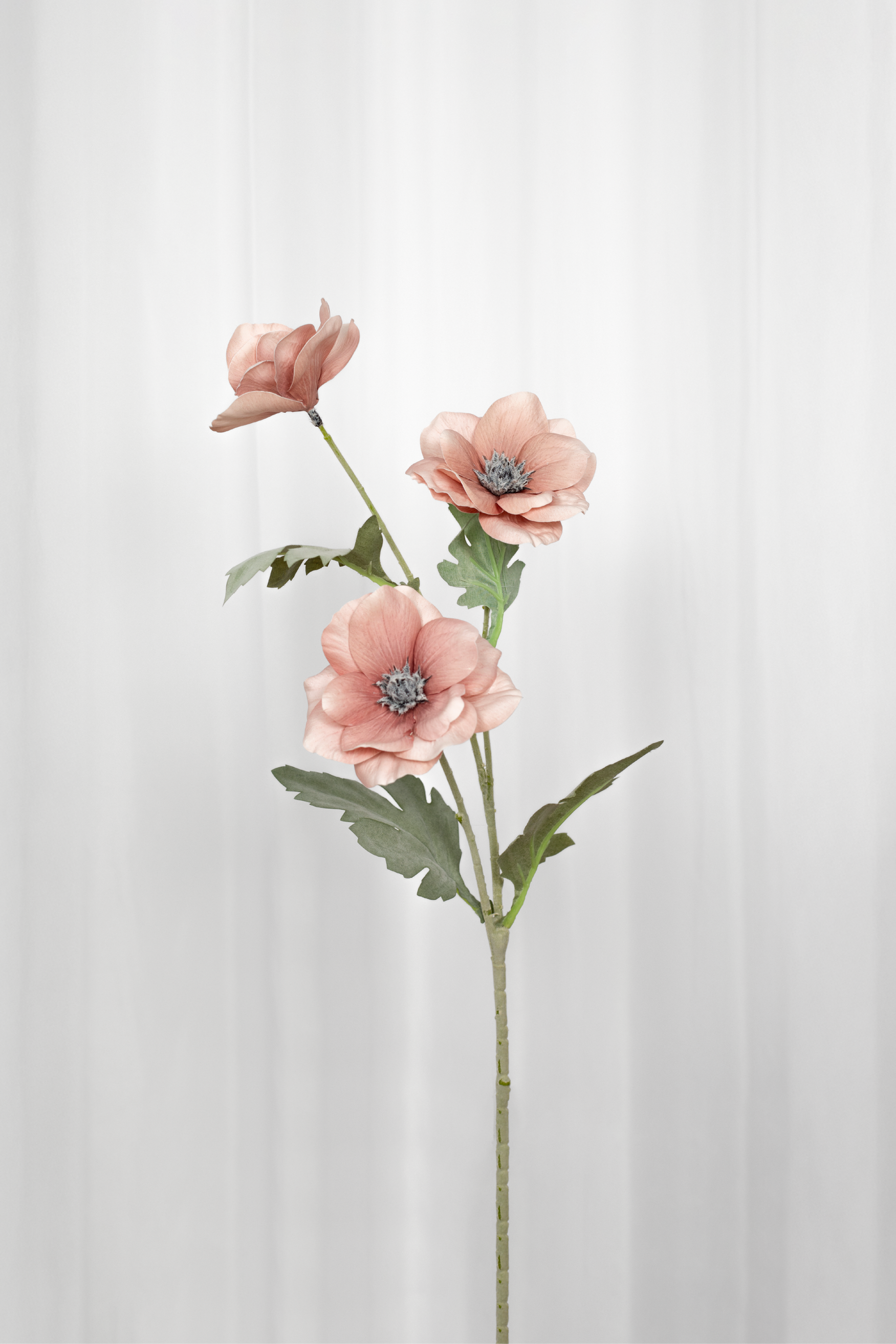 Kunstig Blomst - Støvet rosa Valmue