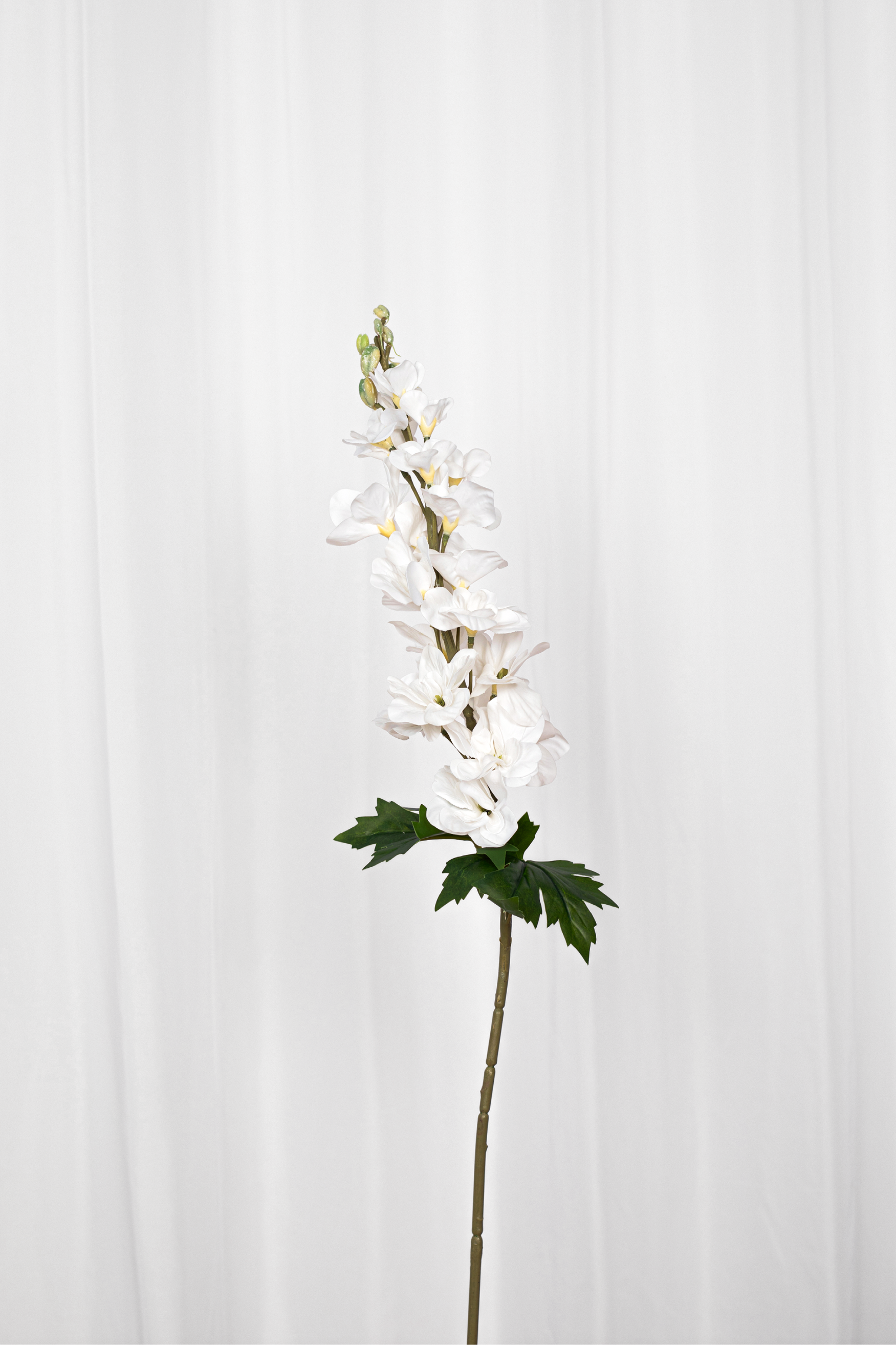 Kunstig Blomst - Hvid Consolida