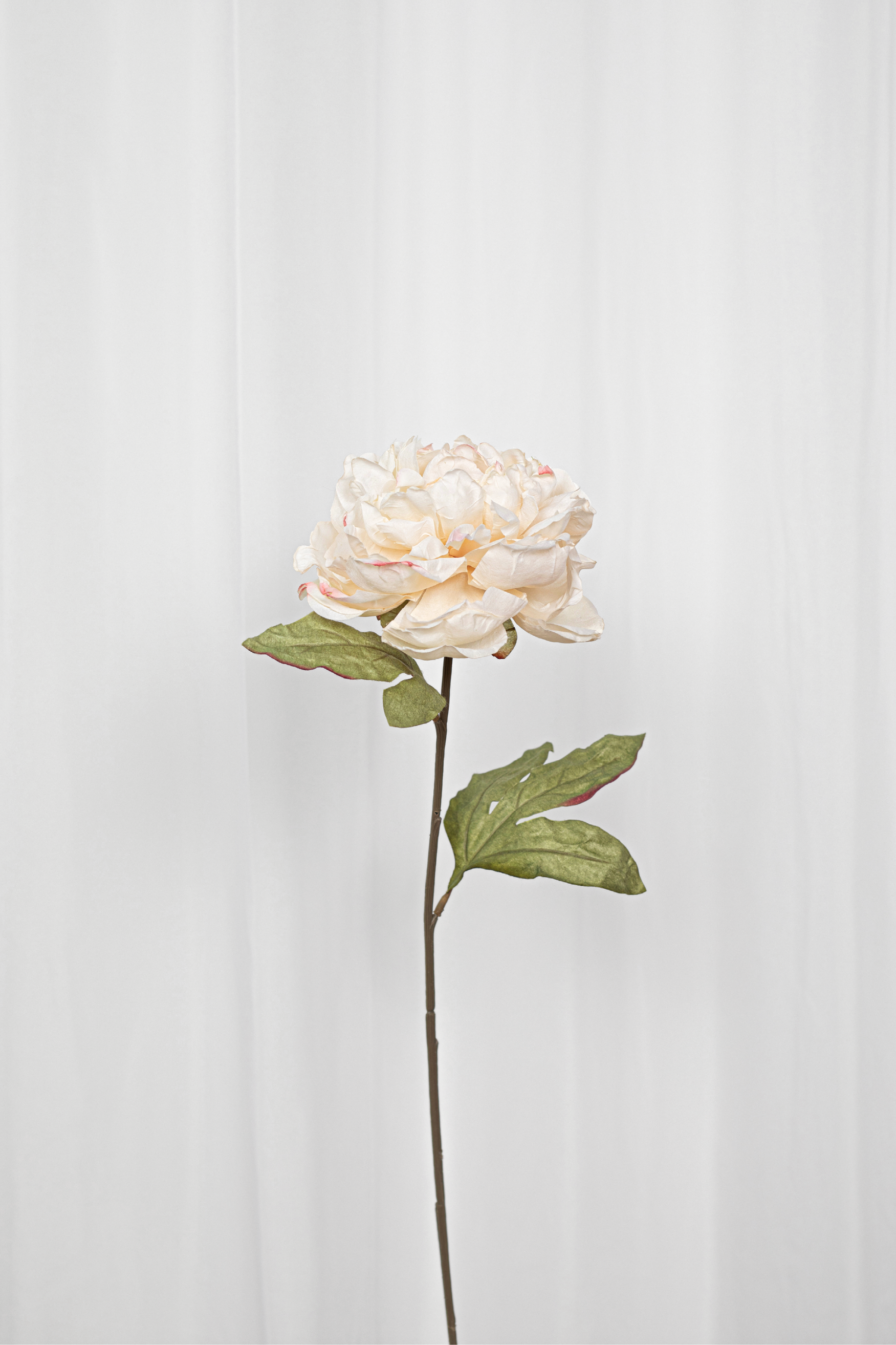 Kunstig Blomst - Creme Pæon