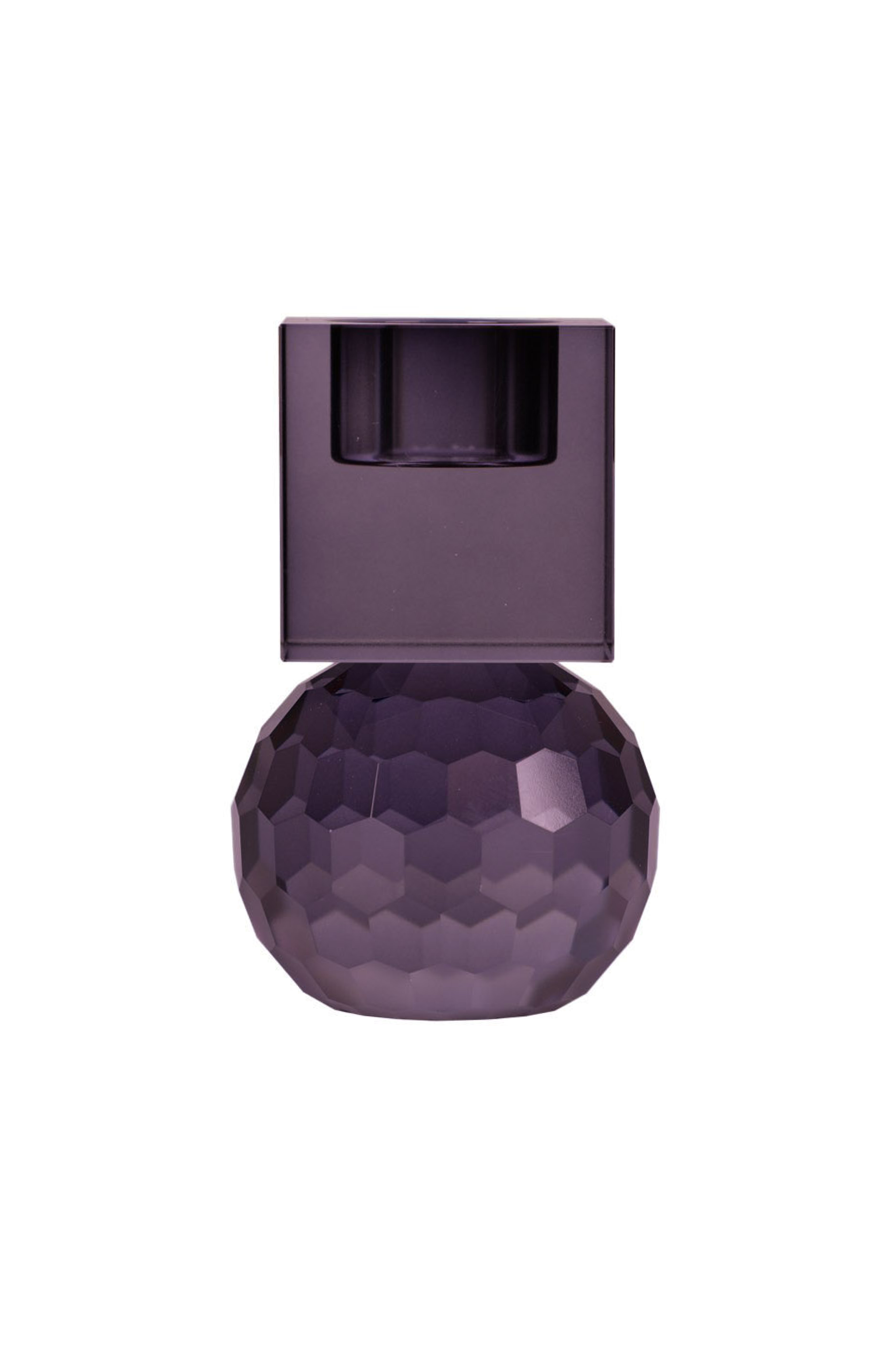 Shadow T-light Lysestage - Black Purple