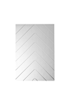 Herringbone Spejl - Klar Lille
