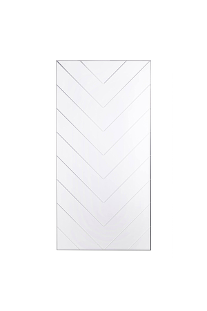 Herringbone Spejl - Klar Stor