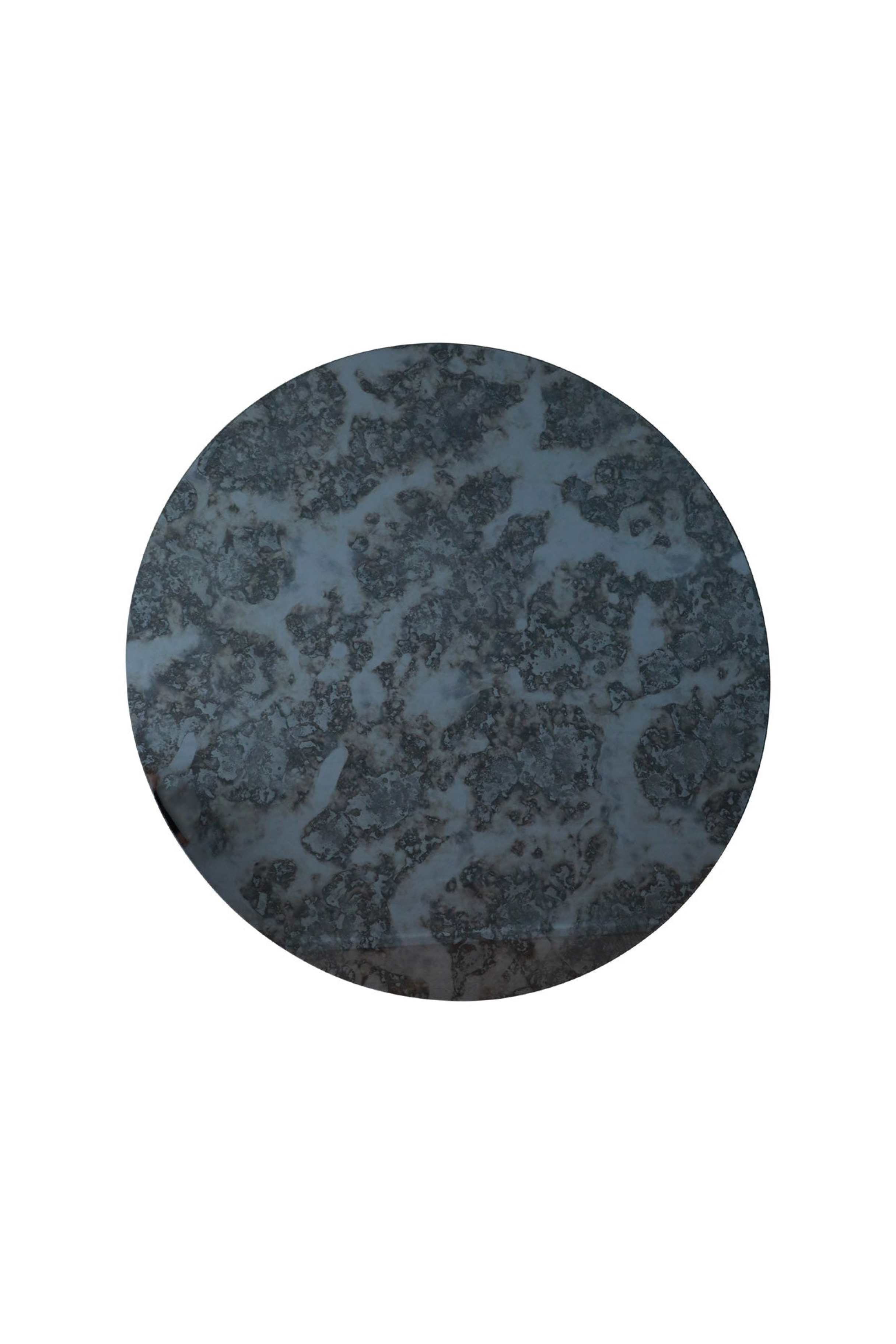 Shade Spejl - Grey/Blue Antique Rund