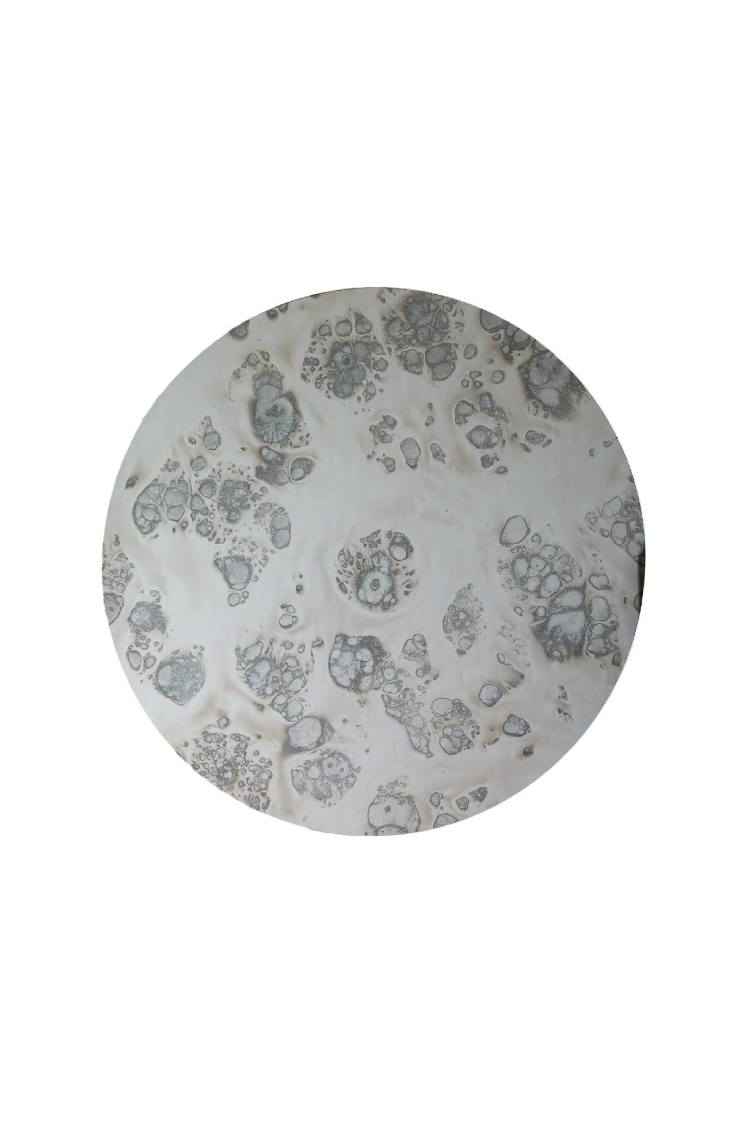 Shade Spejl - Silver Antique Rund