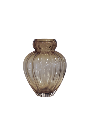 Audrey Vase - Smokey brown Lille