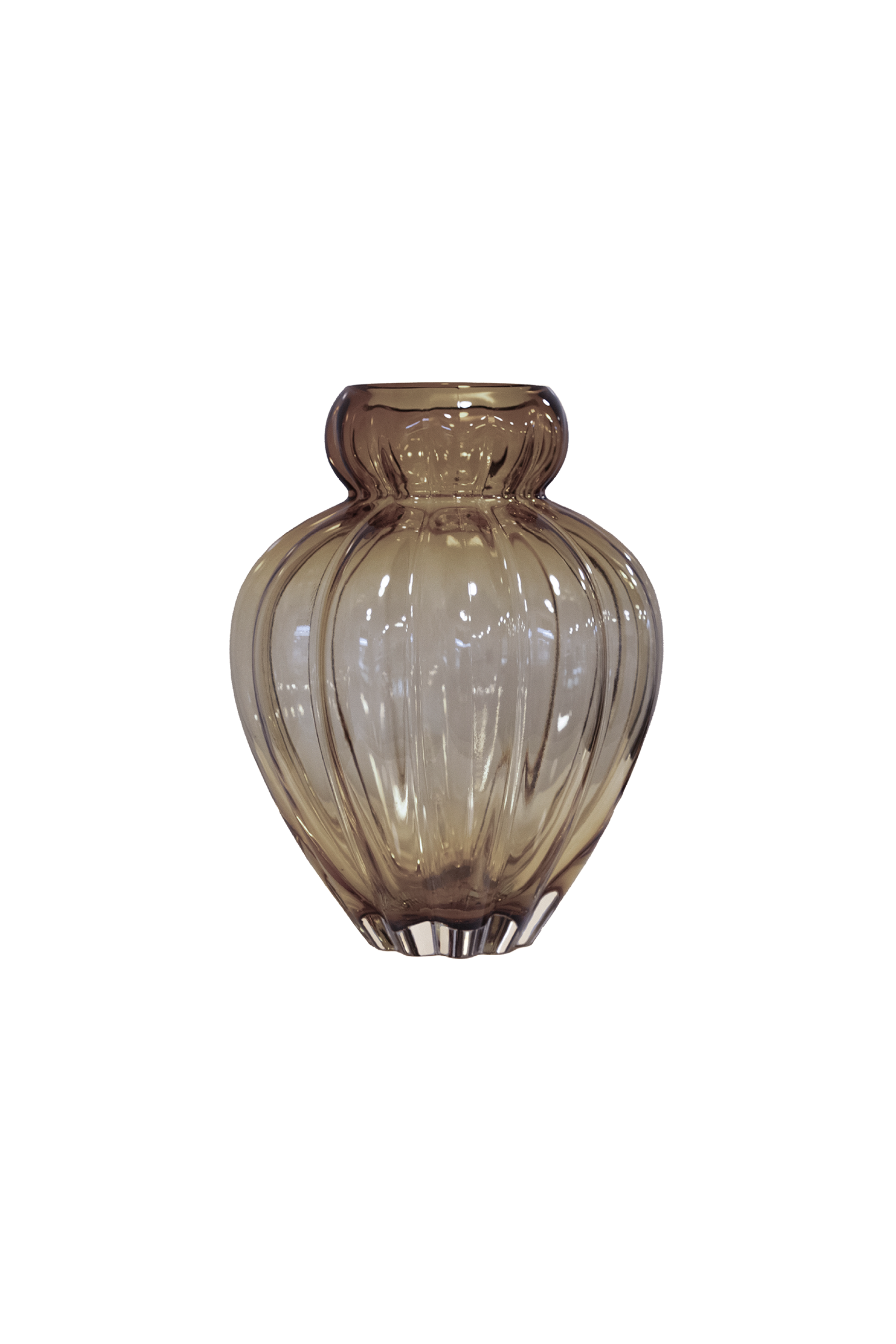 Audrey Vase - Smokey brown Lille