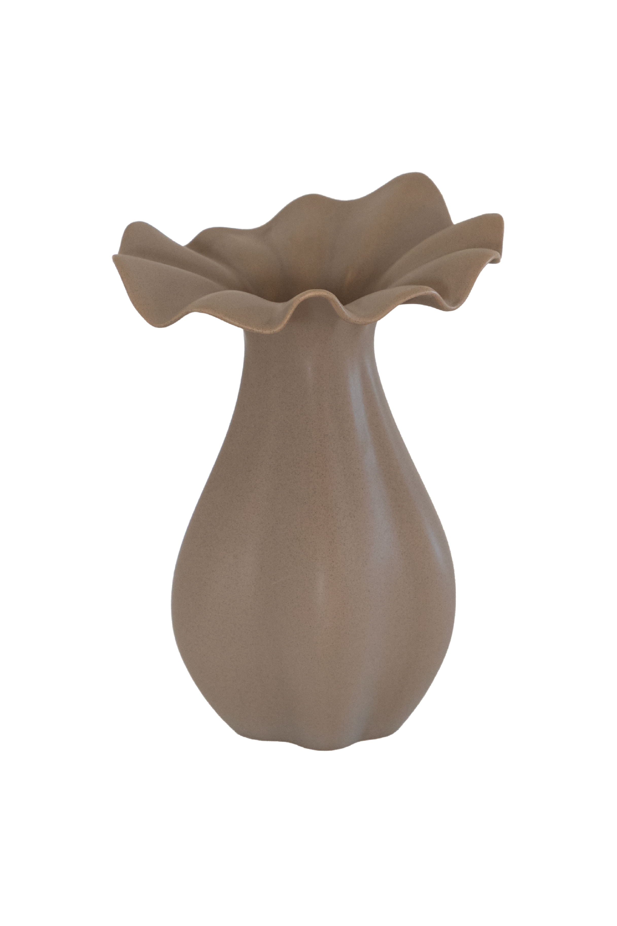 Nellie Vase - Brun Stor