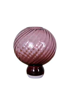 Meadow Swirl Vase - Plum Mellem