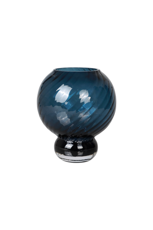 Meadow Swirl Vase - Blue Lille