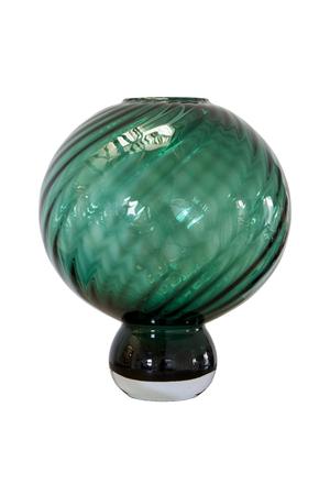 Meadow Swirl Vase - Grøn Stor