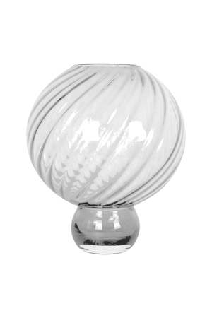 Meadow Swirl Vase - Klar Stor