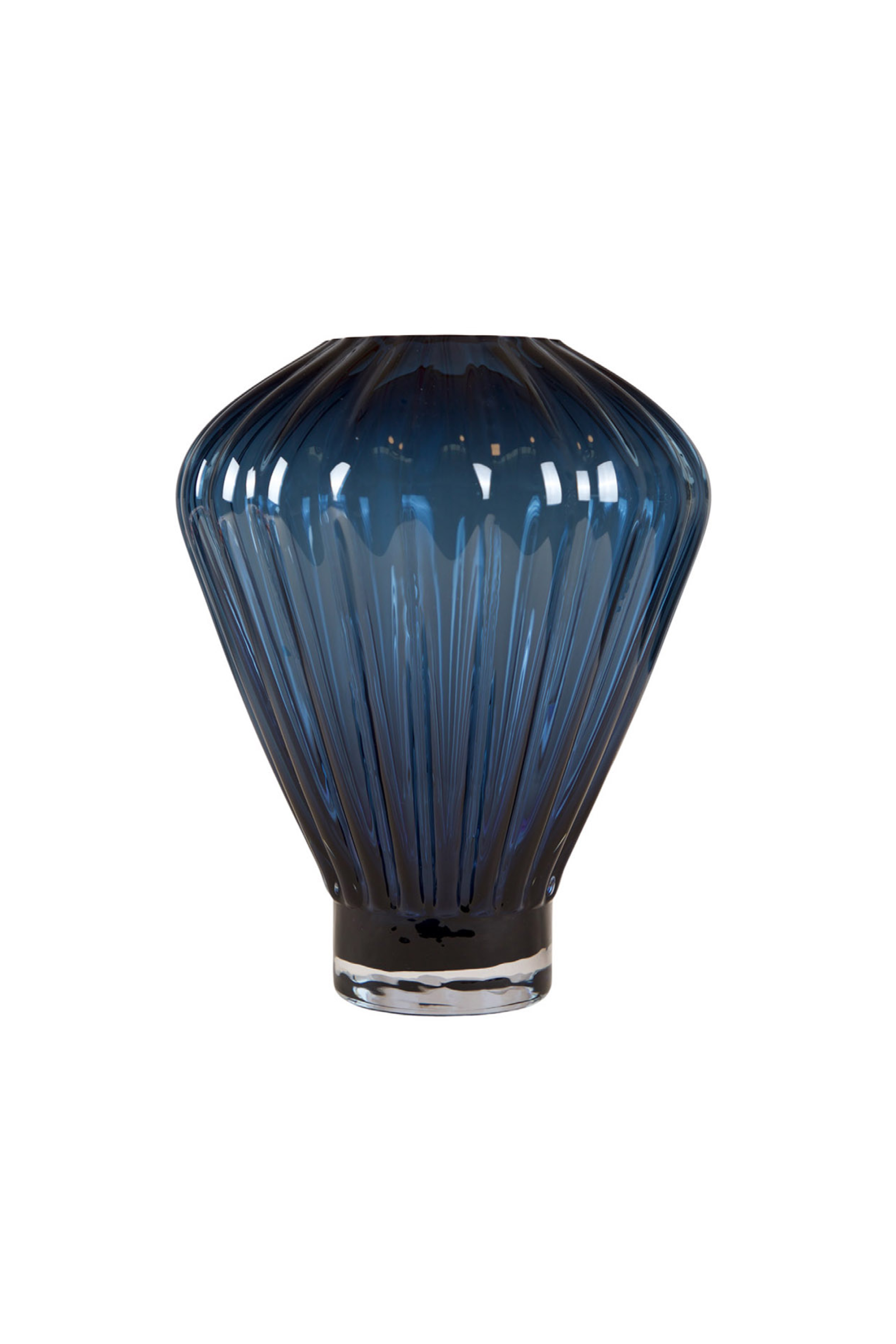 Evelyn Vase - Blue Mellem