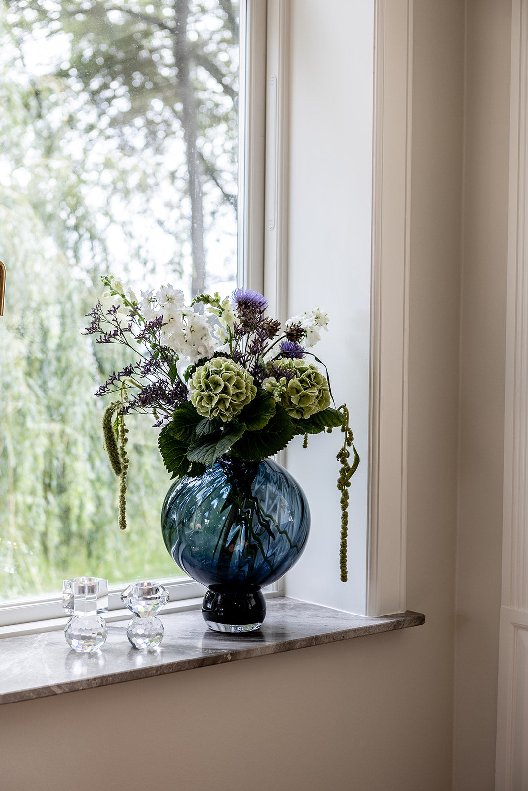 Meadow Swirl Vase - Blue Stor