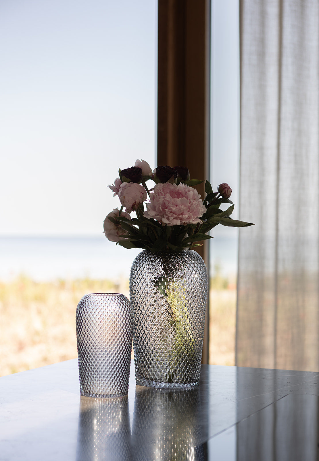 Silo Vase - Lysegrå Mellem