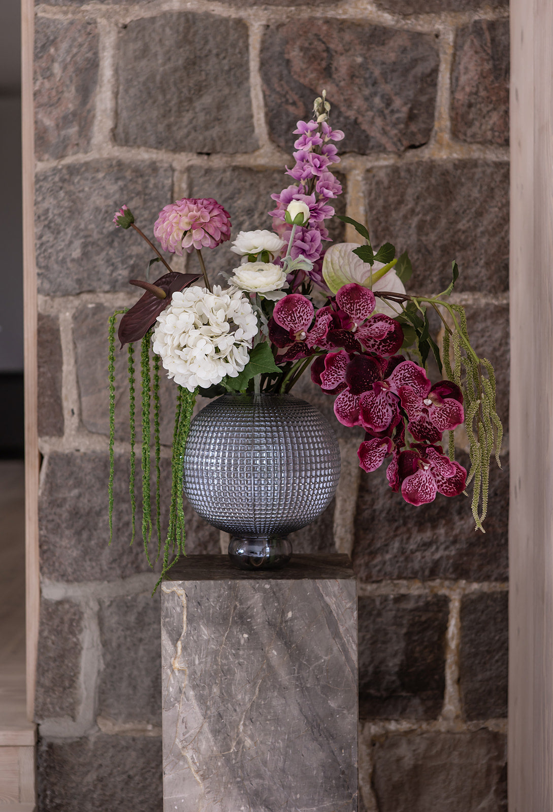Kunstig Blomst - Grøn Hænge gren No. 2