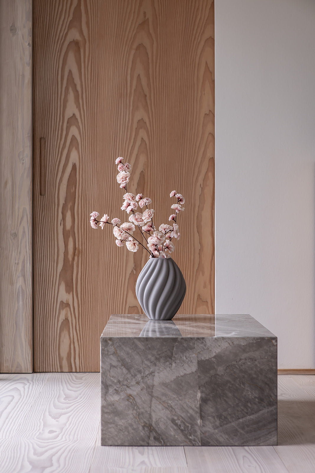 Flora Vase - Grå Stor