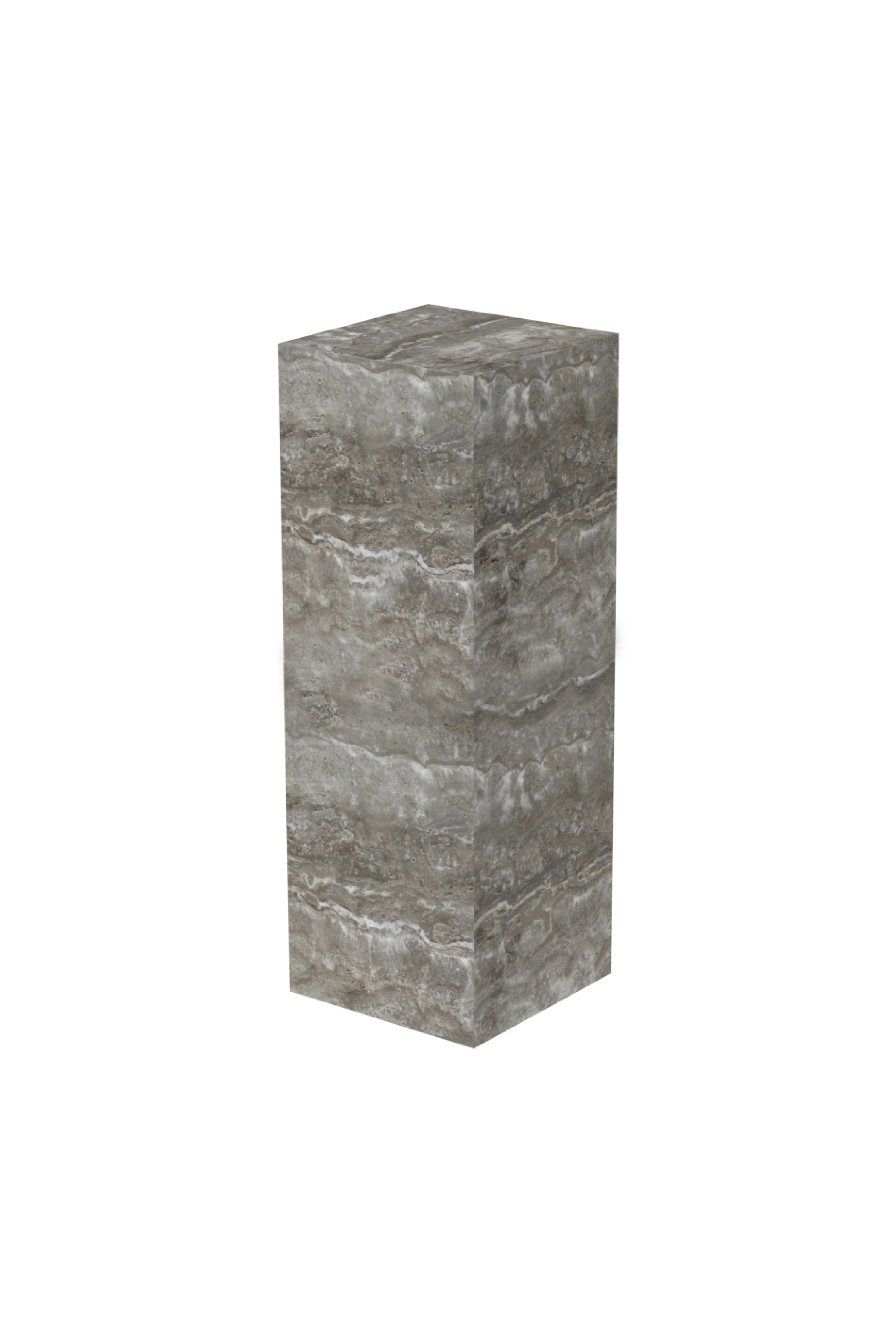 travertine Pedestal i smuk grå nuancer