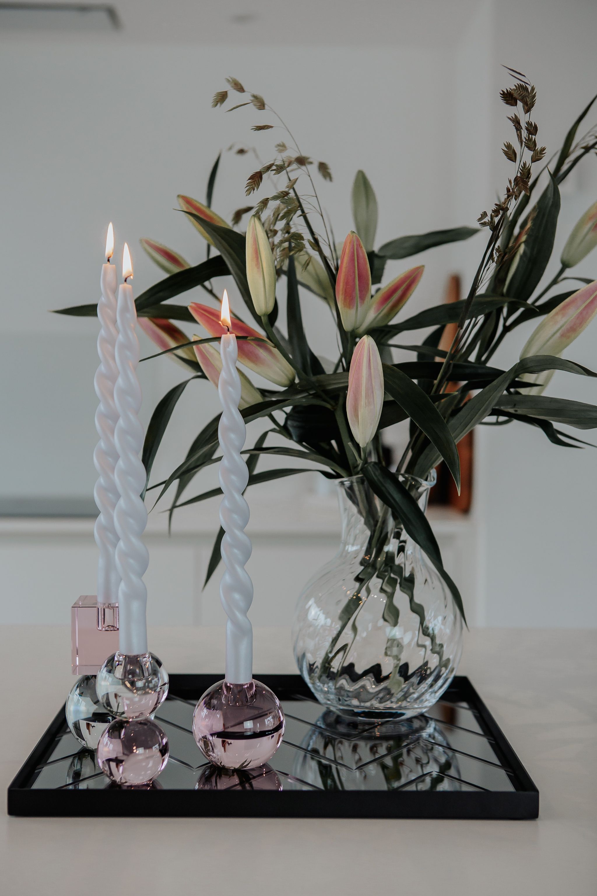 Pearl Lys - Silver Grey Pearl Fuld Snoet