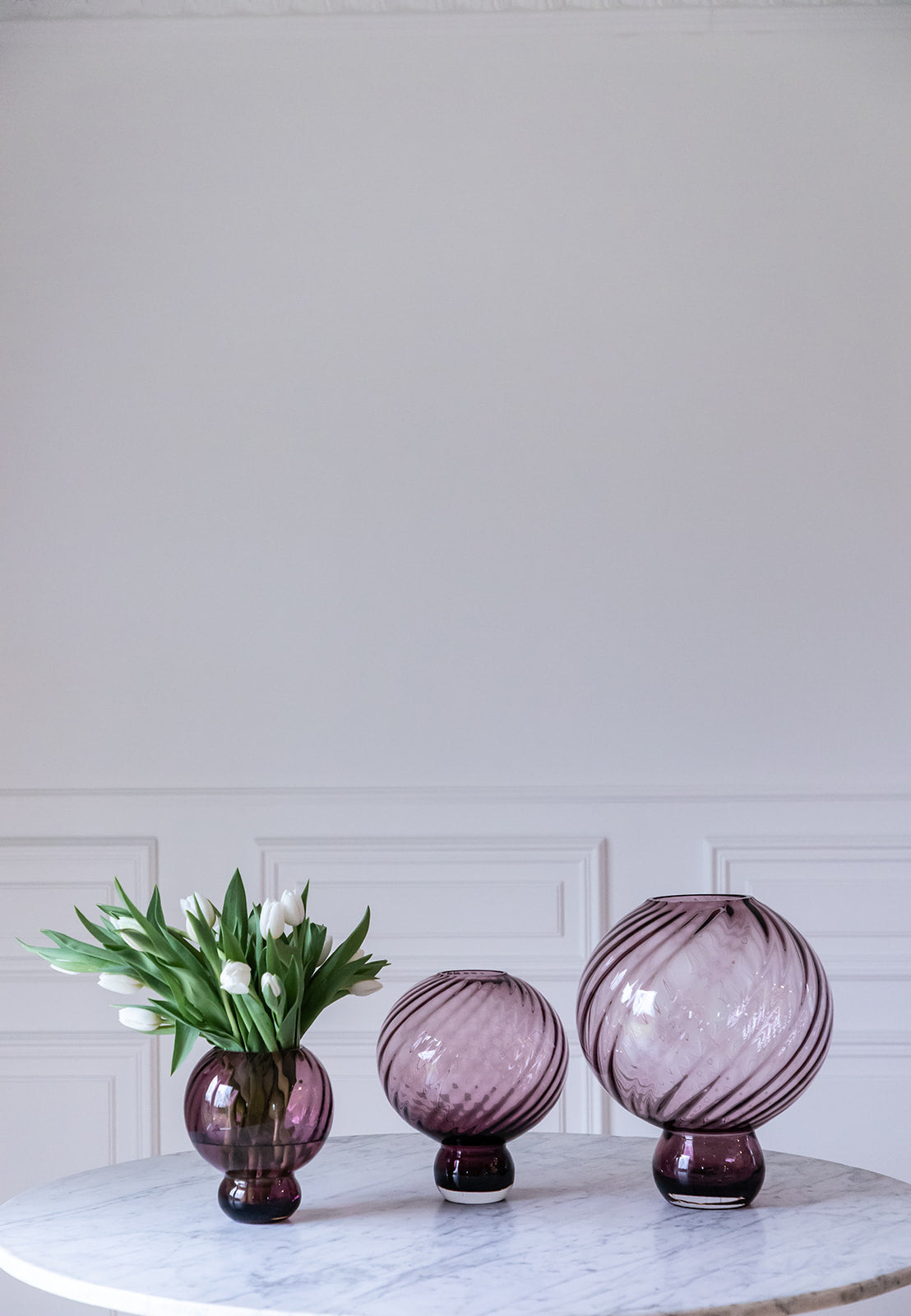 Meadow Swirl Vase - Plum Stor