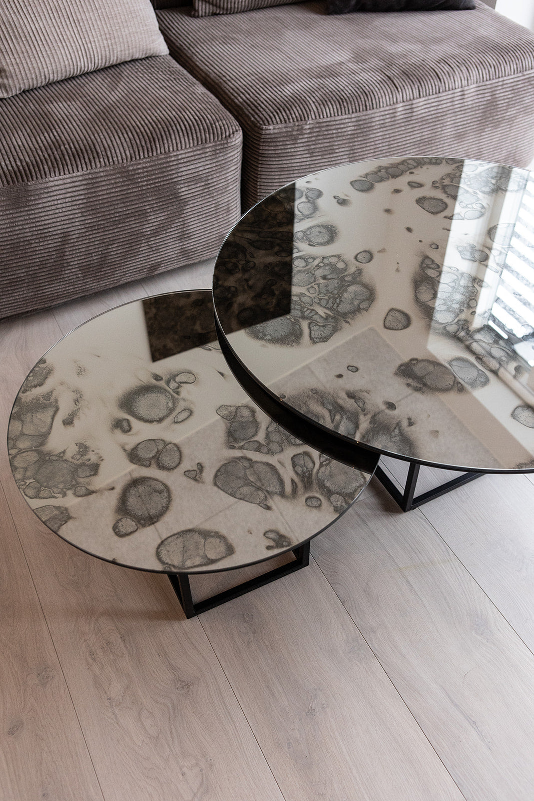 Shade Sofabord - Silver Antique Stor