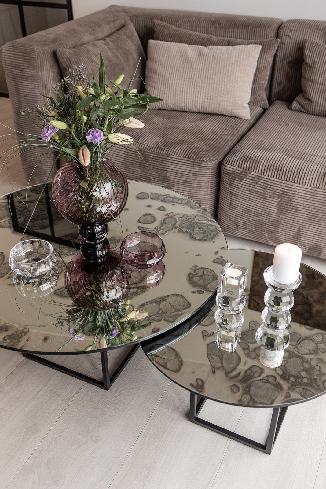 Shade Sofabord - Silver Antique Stor