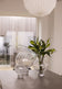 Meadow Swirl Vase - Klar Stor
