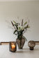 Evelyn vase i topazfarvet glas – Mellem, mundblæst design fra Specktrum